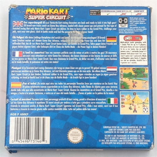 Mario Kart Super Circuit - Complete In Box - GameBoy Advance spil (B Grade) (Genbrug)